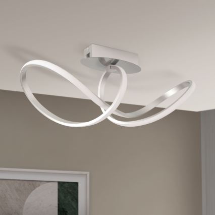 LED Prigušivi nadgradni luster CIRCUS LED/30W/230V mat krom