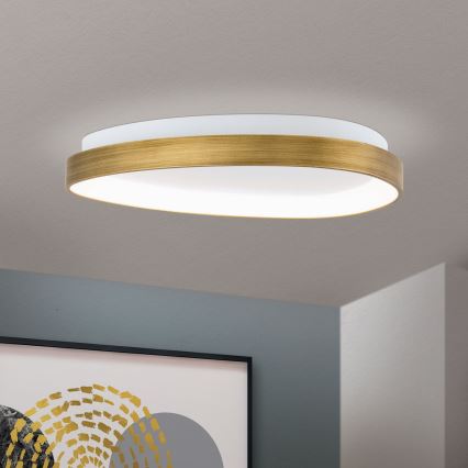 LED Plafonjera CHARLIE LED/35W/230V pr. 45 cm zlatna