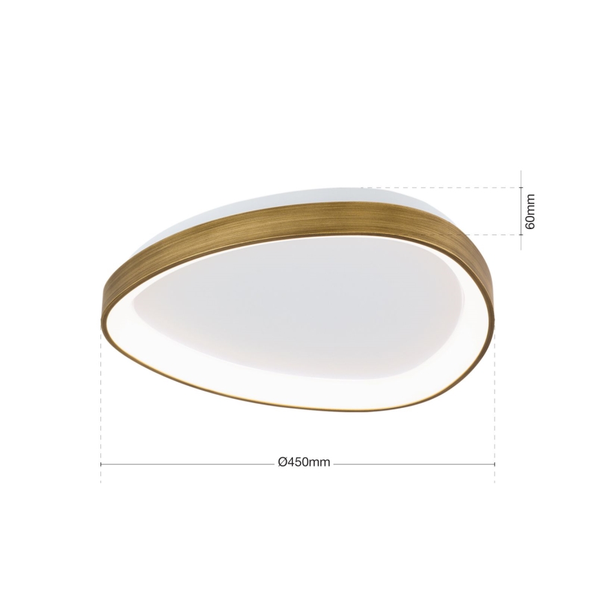 LED Plafonjera CHARLIE LED/35W/230V pr. 45 cm zlatna