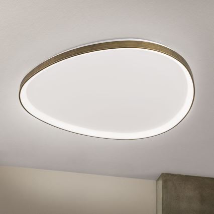 LED Plafonjera CHARLIE LED/72W/230V pr. 80 cm zlatna