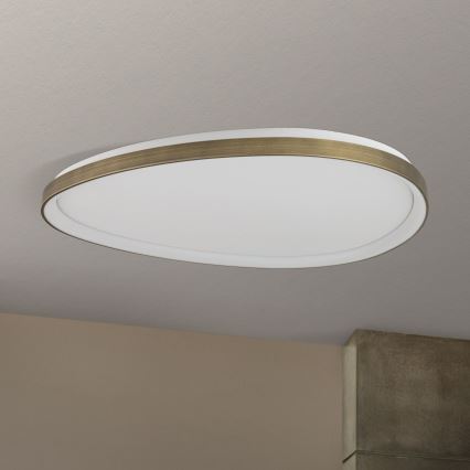 LED Plafonjera CHARLIE LED/72W/230V pr. 80 cm zlatna