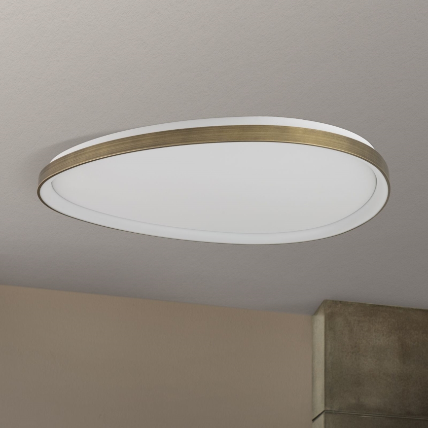 LED Plafonjera CHARLIE LED/72W/230V pr. 80 cm zlatna