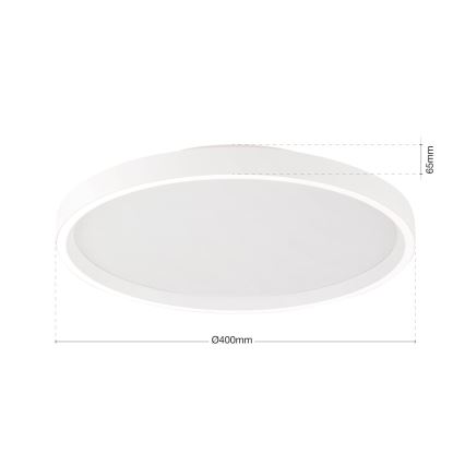 LED Prigušiva plafonjera MASCA LED/36W/230V 2700/3350/4000K pr. 40 cm bela