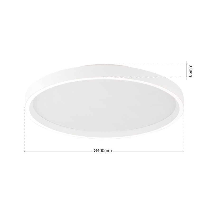 LED Prigušiva plafonjera MASCA LED/36W/230V 2700/3350/4000K pr. 40 cm bela