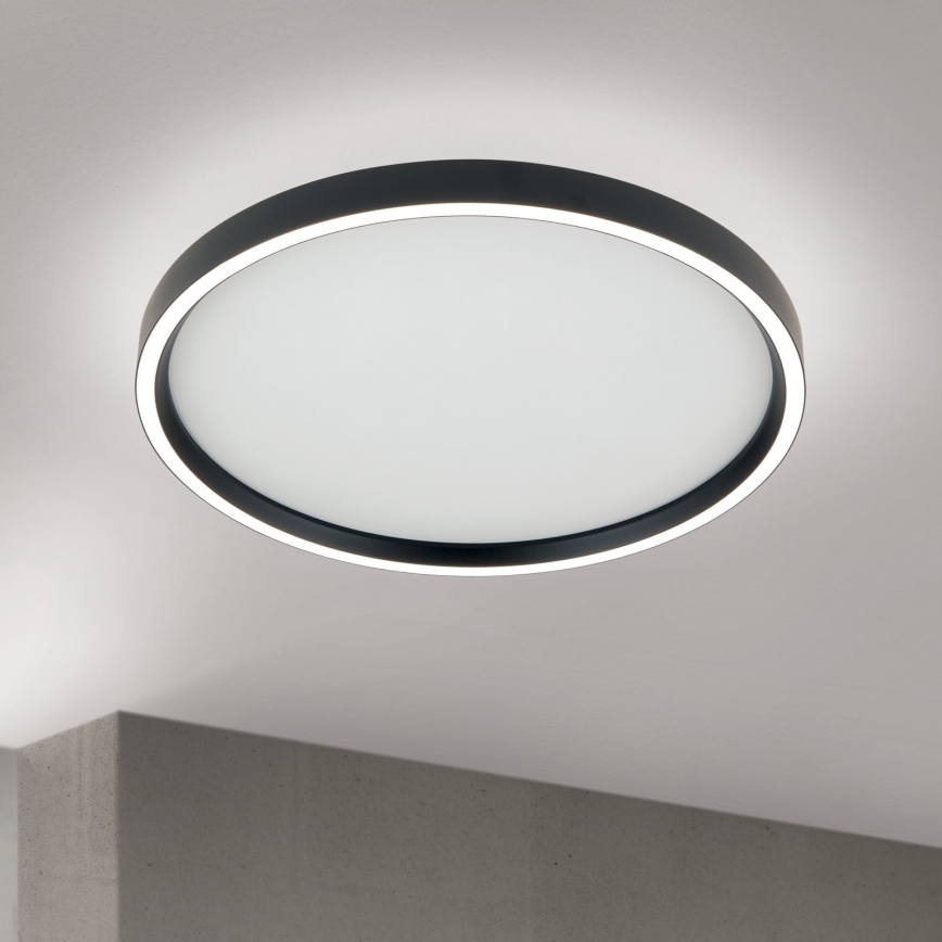 LED Prigušiva plafonjera MASCA LED/36W/230V 2700/3350/4000K pr. 40 cm crno