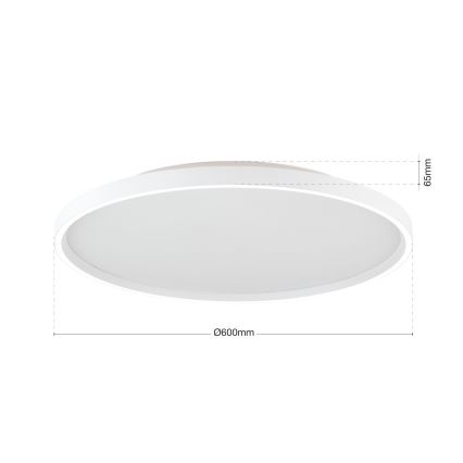 LED Prigušiva plafonjera MASCA LED/47W/230V 2700/3350/4000K pr. 60 cm bela