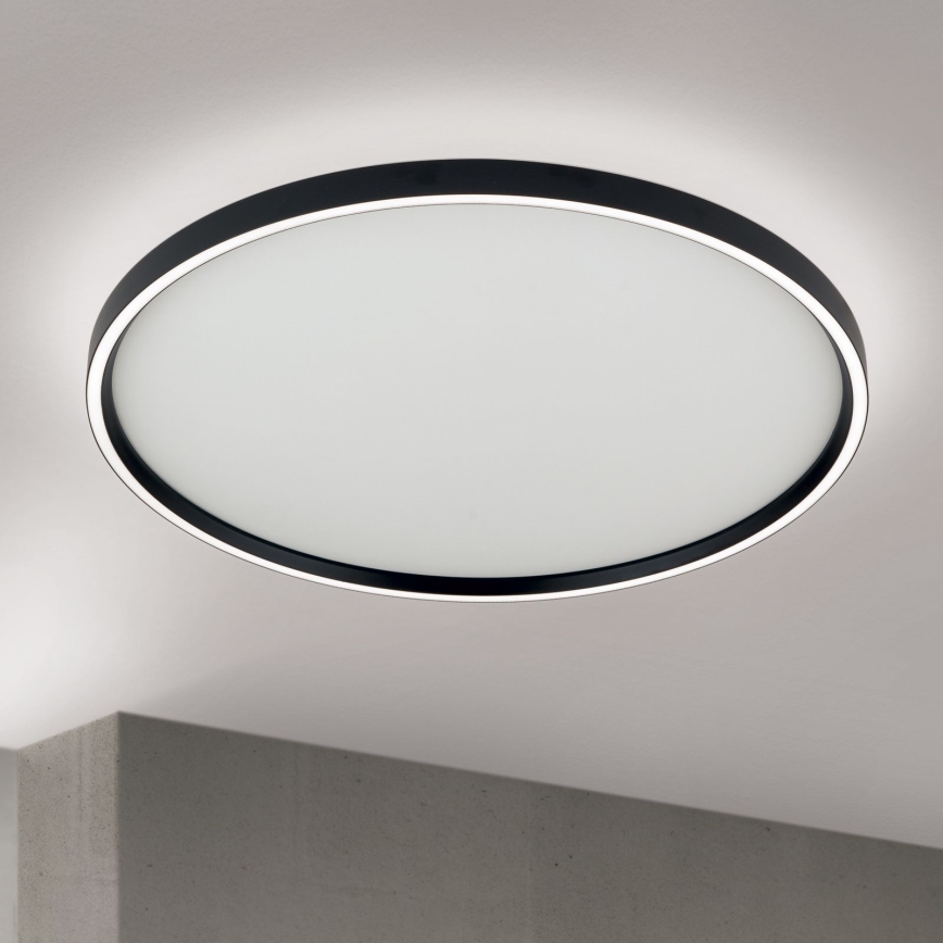 LED Prigušiva plafonjera MASCA LED/47W/230V 2700/3350/4000K pr. 60 cm crno