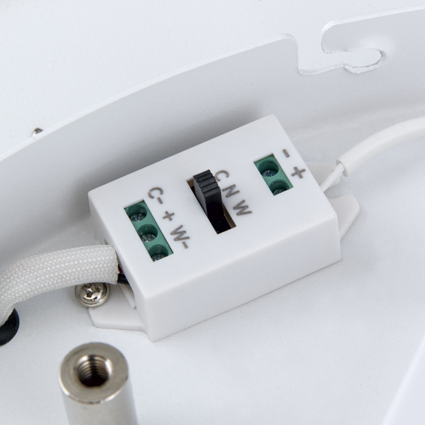 LED prigušiva stropno svetlo MASCA LED/47W/230V 2700/3350/4000K prečnik 60 cm crna