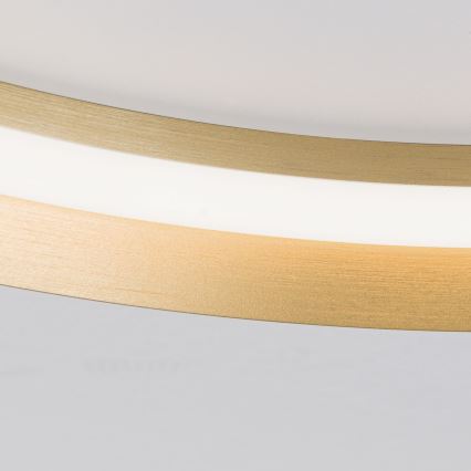 LED Prigušiva plafonjera MANTA LED/38W/230V 2700/3000/4000K pr. 45 cm zlatna
