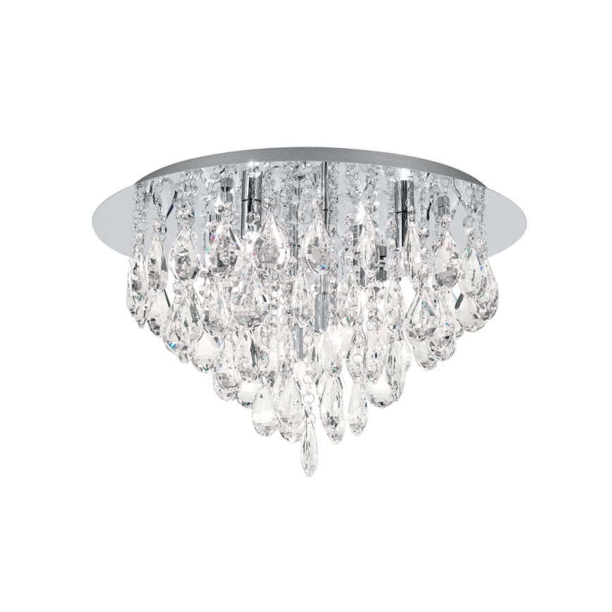 Kristalna plafonjera CELESTE 6xG9/40W/230V pr. 45 cm sjajni krom