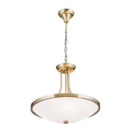 Luster na lancu AIDA 3xE27/60W/230V pr. 39,5 cm mesing