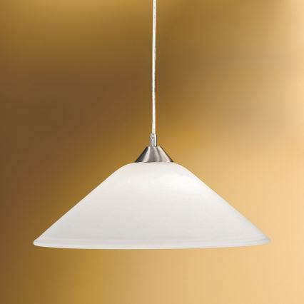 Luster na sajli GRADO 1xE27/60W/230V Ø 40 cm mat hrom