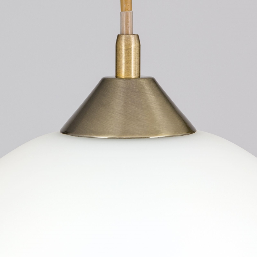 Luster na sajli GRADO 1xE27/60W/230V Ø 40 cm mesing