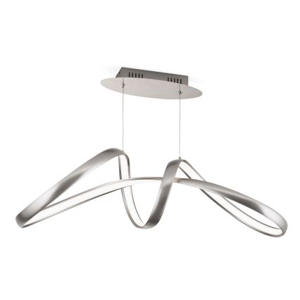 LED Prigušivi luster na sajli CIRCUS LED/36W/230V srebrno
