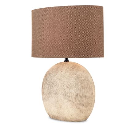 Stona lampa ETHNO 1xE27/60W/230V keramika braon/bež