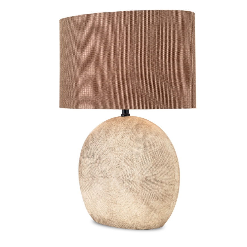 Stona lampa ETHNO 1xE27/60W/230V keramika braon/bež