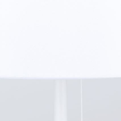 Stona lampa sa USB portom LUDWIG 1xE27/40W/230V 50 cm bela