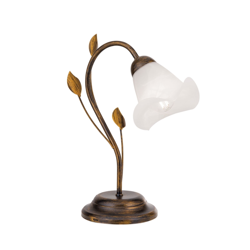 Stona lampa SISI 1xE14/40W/230V bronzana/patina
