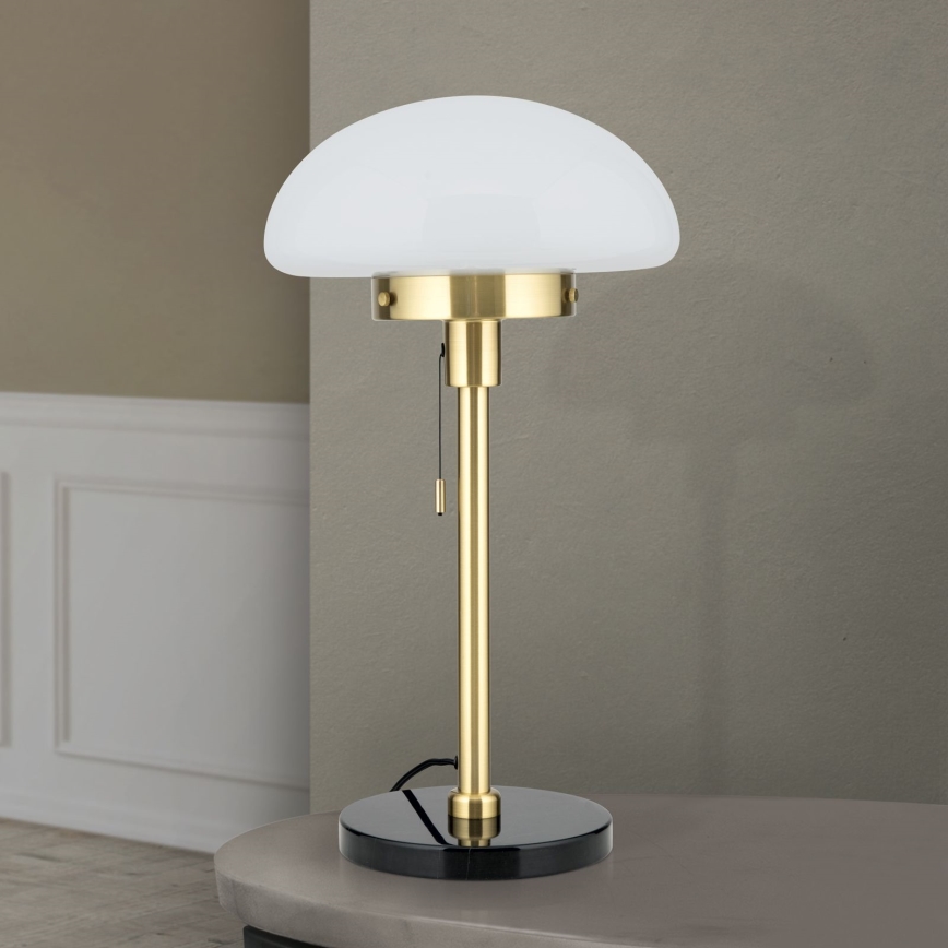 Stona lampa SPARTA 1xE27/40W/230V zlatna/crno