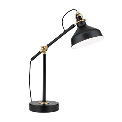 Stona lampa SCHILLER 1xE27/40W/230V crno/bronzana