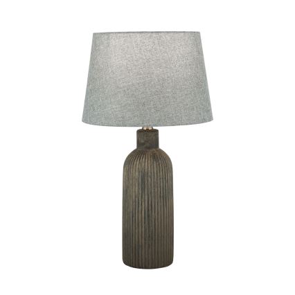 Stona lampa ORCHID 1xE27/40W/230V keramika braon/sivo