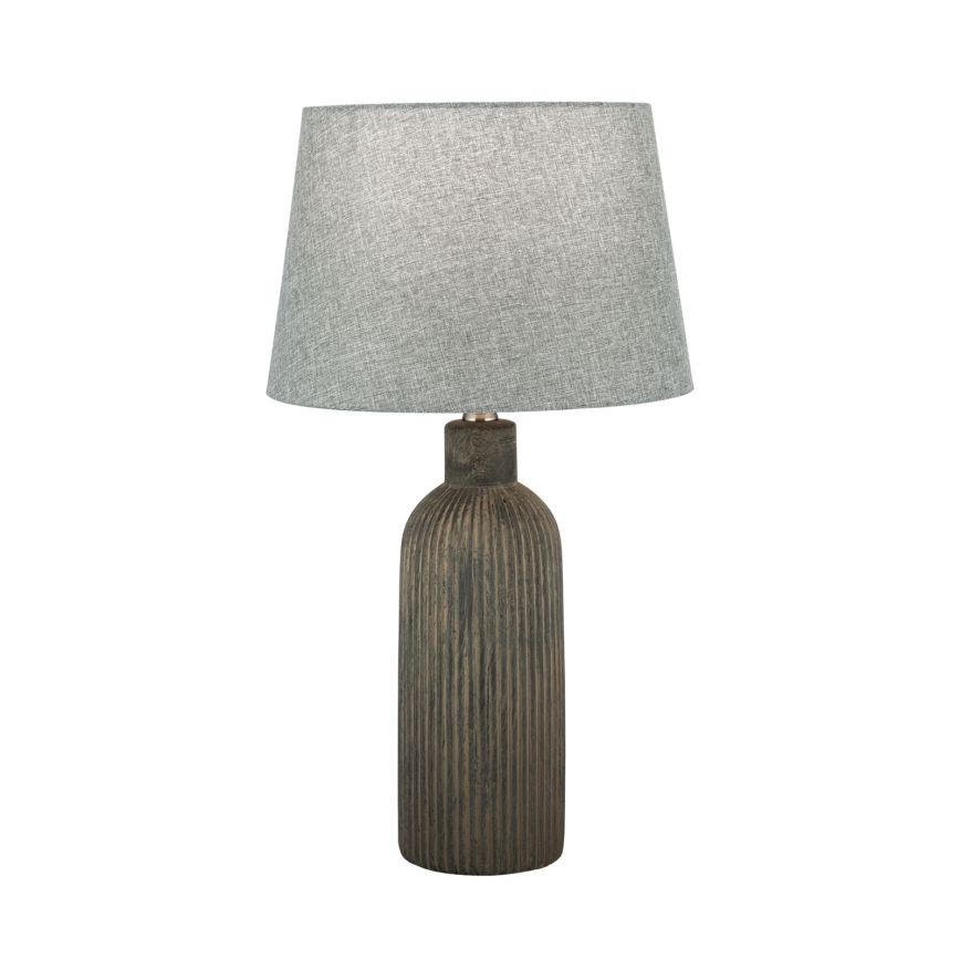 Stona lampa ORCHID 1xE27/40W/230V keramika braon/sivo