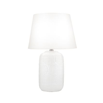 Stona lampa CORAL 1xE27/40W/230V keramika/bela