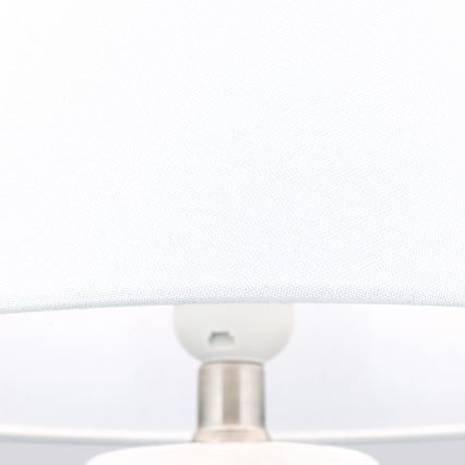 Stona lampa CORAL 1xE27/40W/230V keramika/bela
