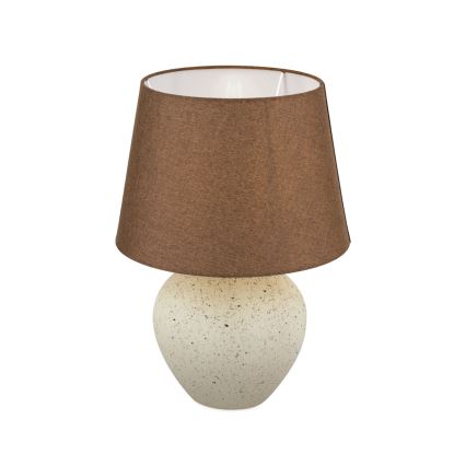 Stona lampa MASAI 1xE27/40W/230V keramika braon/bež