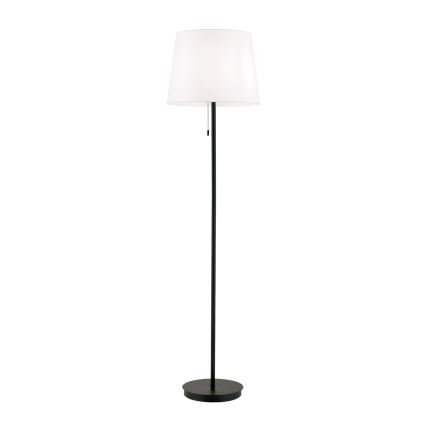 Podna lampa LUDWIG 1xE27/40W/230V bela/crno