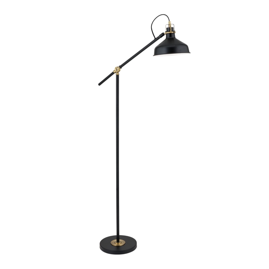 Podna lampa SCHILLER 1xE27/40W/230V crno/bronzana