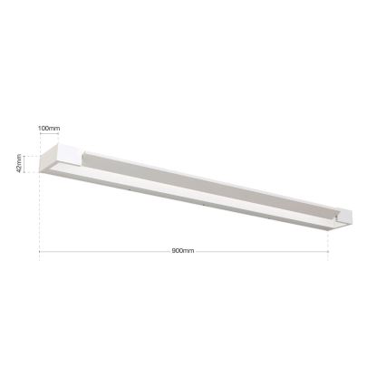 LED Rasveta za ogledalo u kupatilu MARILYN LED/24W/230V 90 cm IP44 bela