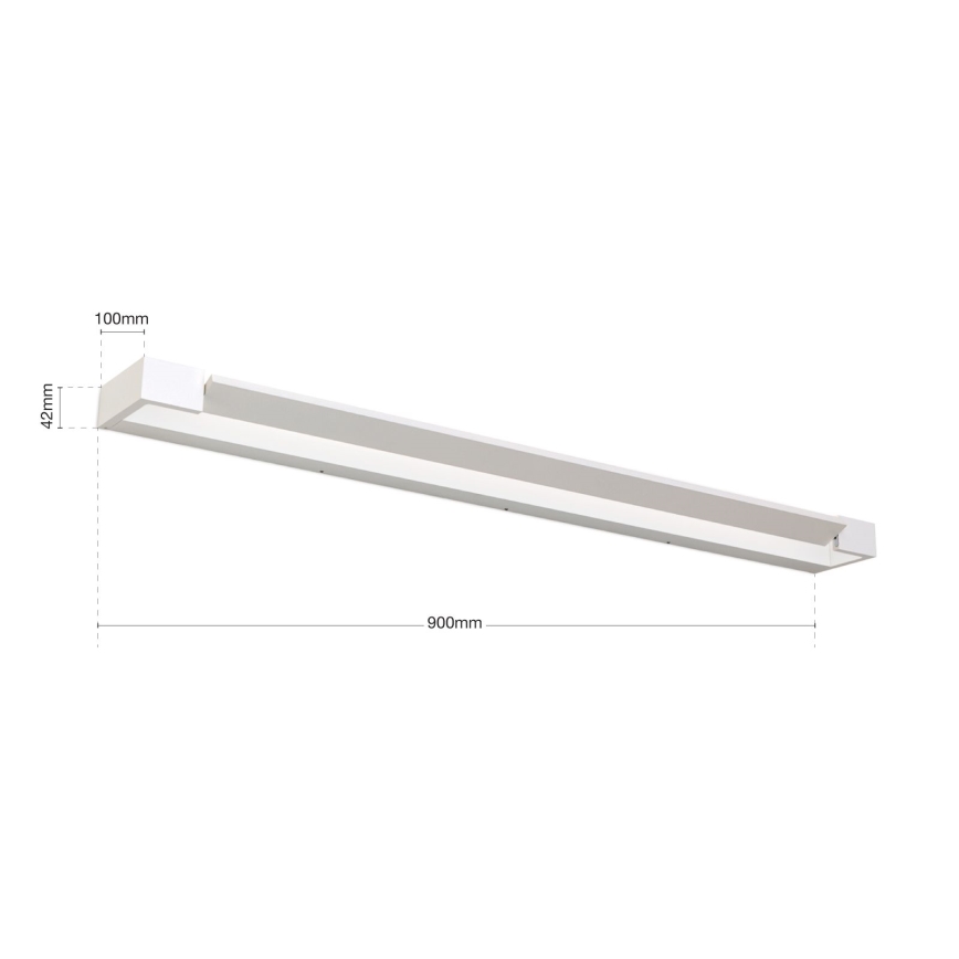 LED Rasveta za ogledalo u kupatilu MARILYN LED/24W/230V 90 cm IP44 bela