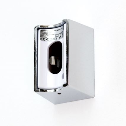 LED Zidna lampa VISAGIST 1xS14d/8W/230V bela