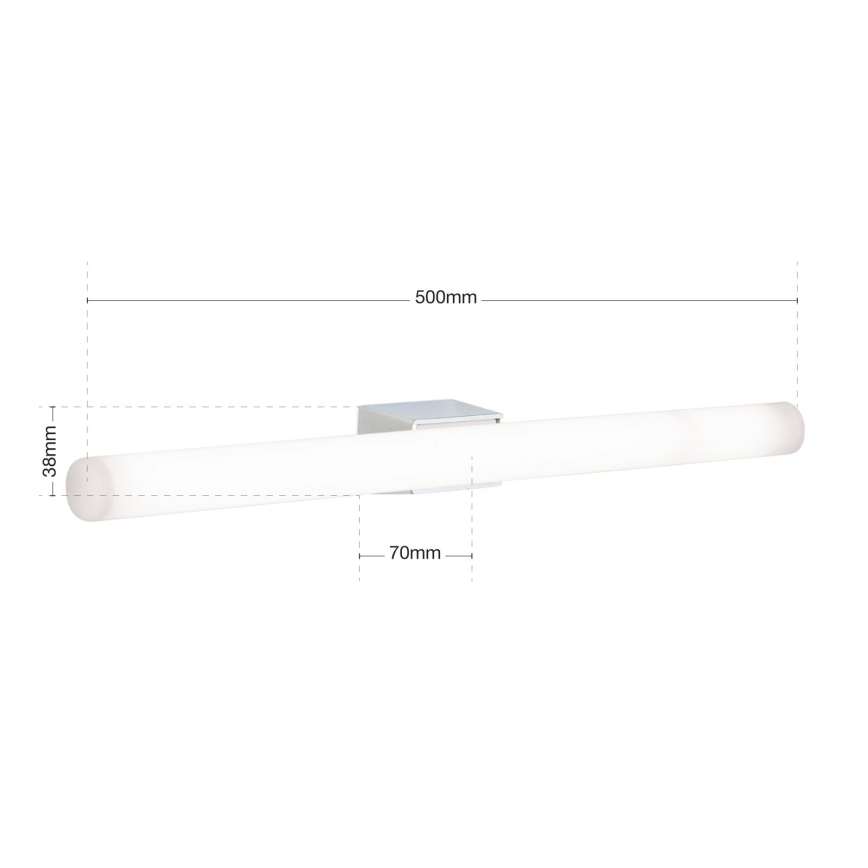 LED Zidna lampa VISAGIST 1xS14d/8W/230V bela