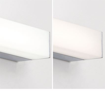 LED osvetljenje za kupatilsko ogledalo HORIZON LED/12W/230V 3000/4000K 60 cm IP44 srebrna