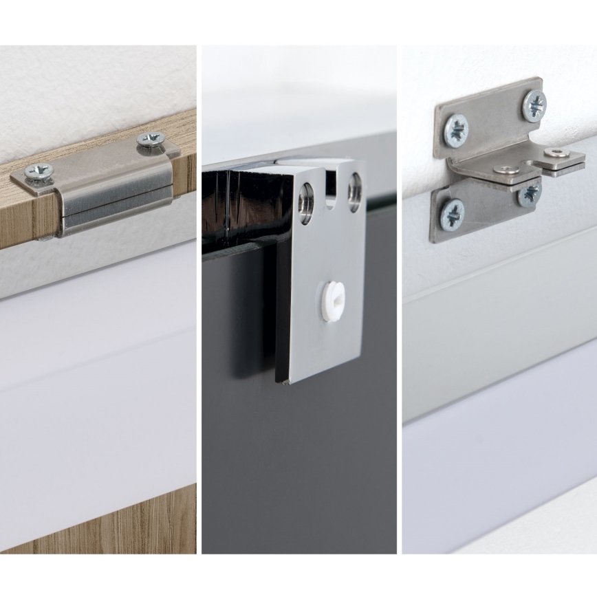 LED osvetljenje za kupatilsko ogledalo HORIZON LED/12W/230V 3000/4000K 60 cm IP44 srebrna