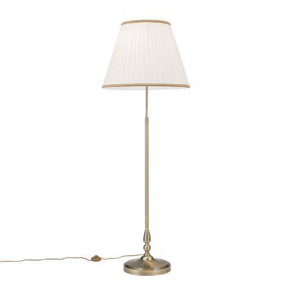 Podna lampa TONIA 2xE27/60W/230V 154 cm bela/bronzana