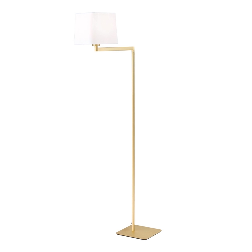 Podna lampa CARLTON 1xE27/40W/230V bela/zlatna