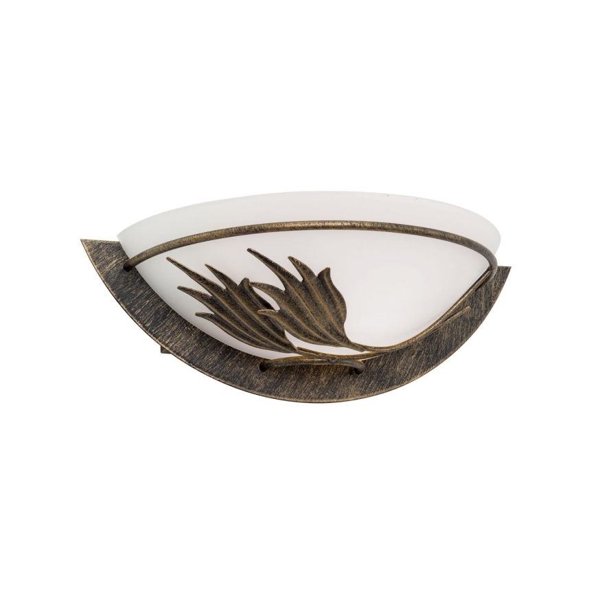 Zidna lampa FLEUR 1xE14/60W/230V bronzana