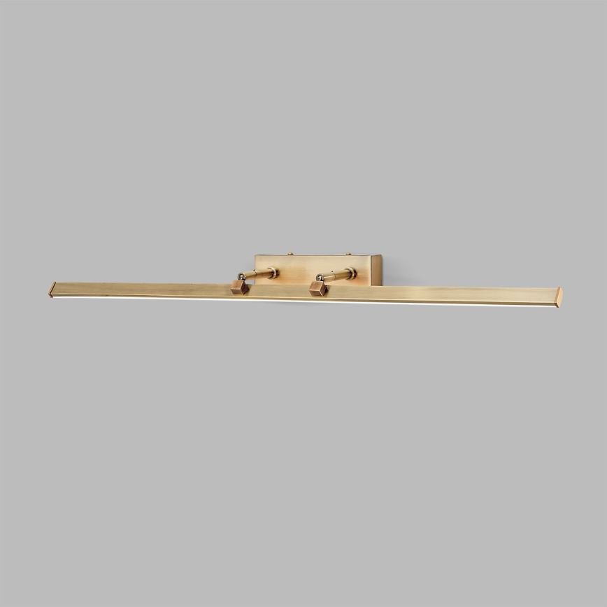LED Lampa za slike PUBLIO LED/15W/230V 75 cm zlatna/patina