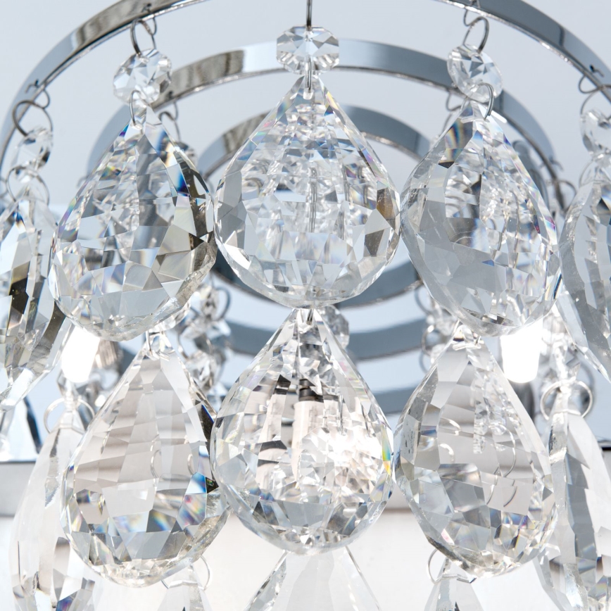 Kristalna zidna lampa CELESTE 2xG9/40W/230V sjajni krom