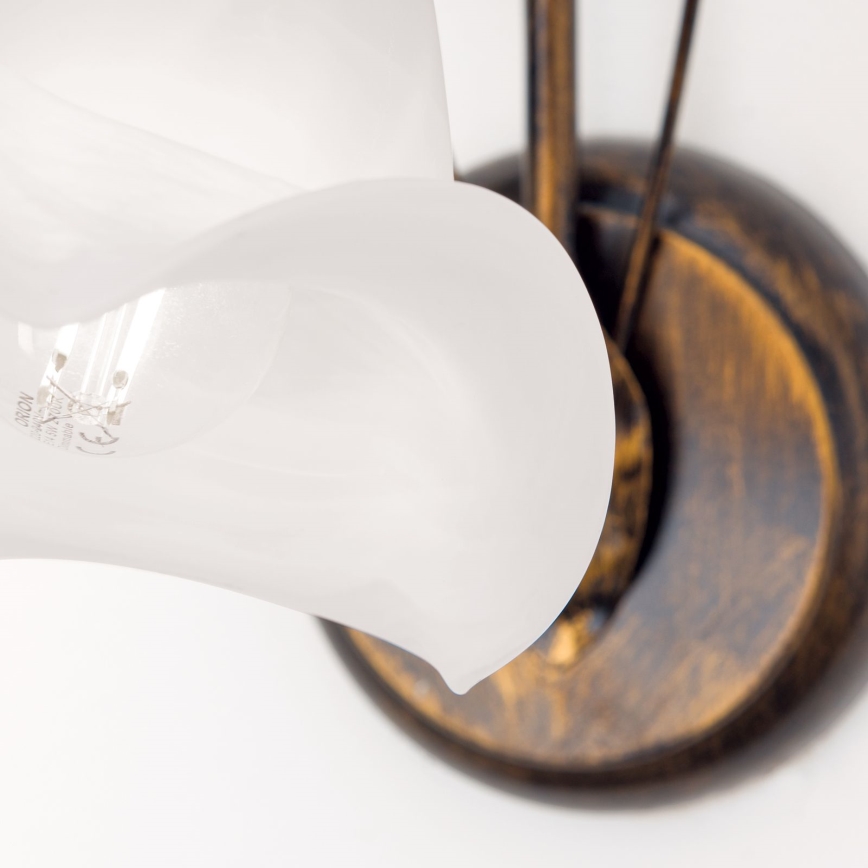 Zidna lampa SISI 1xE14/40W/230V bronzana/patina