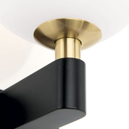 Zidna lampa za kupatilo MARA 1xG9/20W/230V IP44 crno