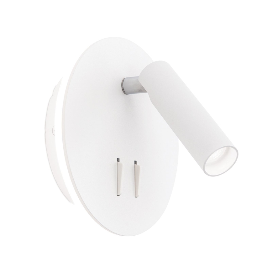LED Zidna reflektorska lampa LENNY LED/6W/230V + LED/3W bela