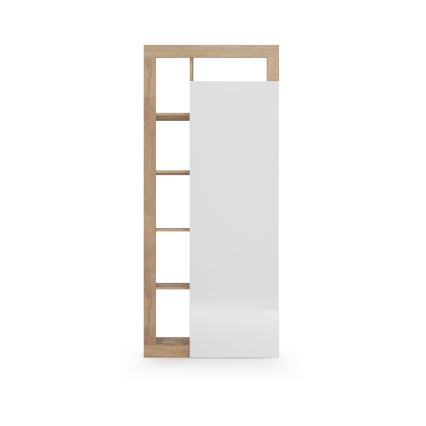 Ormar LENOR 91x209 cm beli/smeđi