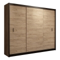 Ormar sa kliznim vratima SAPHIRA 250x215 cm hrast craft