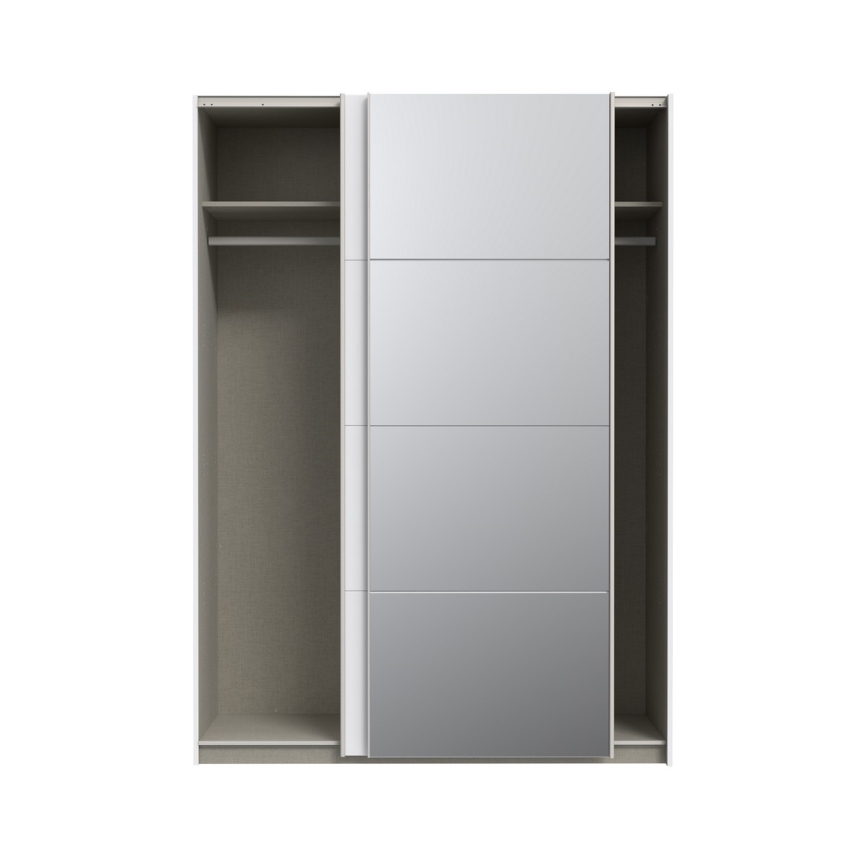 Ormar sa ogledalom KARO 150x210 cm beo