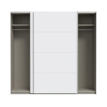Ormar sa ogledalom KARO 220x210 cm u beloj boji