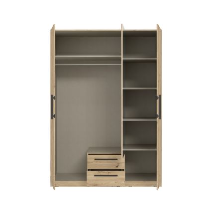 Ormar sa ogledalom MARO 150x213 cm hrast artisan